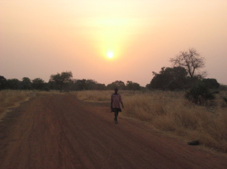 01 Le Soleil Se Couche En Brousse
